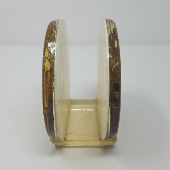 Vtg Lucite/Acrylic napkin holder country - Picture 2 of 7